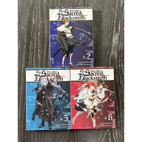 The Sacred Blacksmith Volume 2 5 6 English Manga Isao Miura - Picture 1 of 16